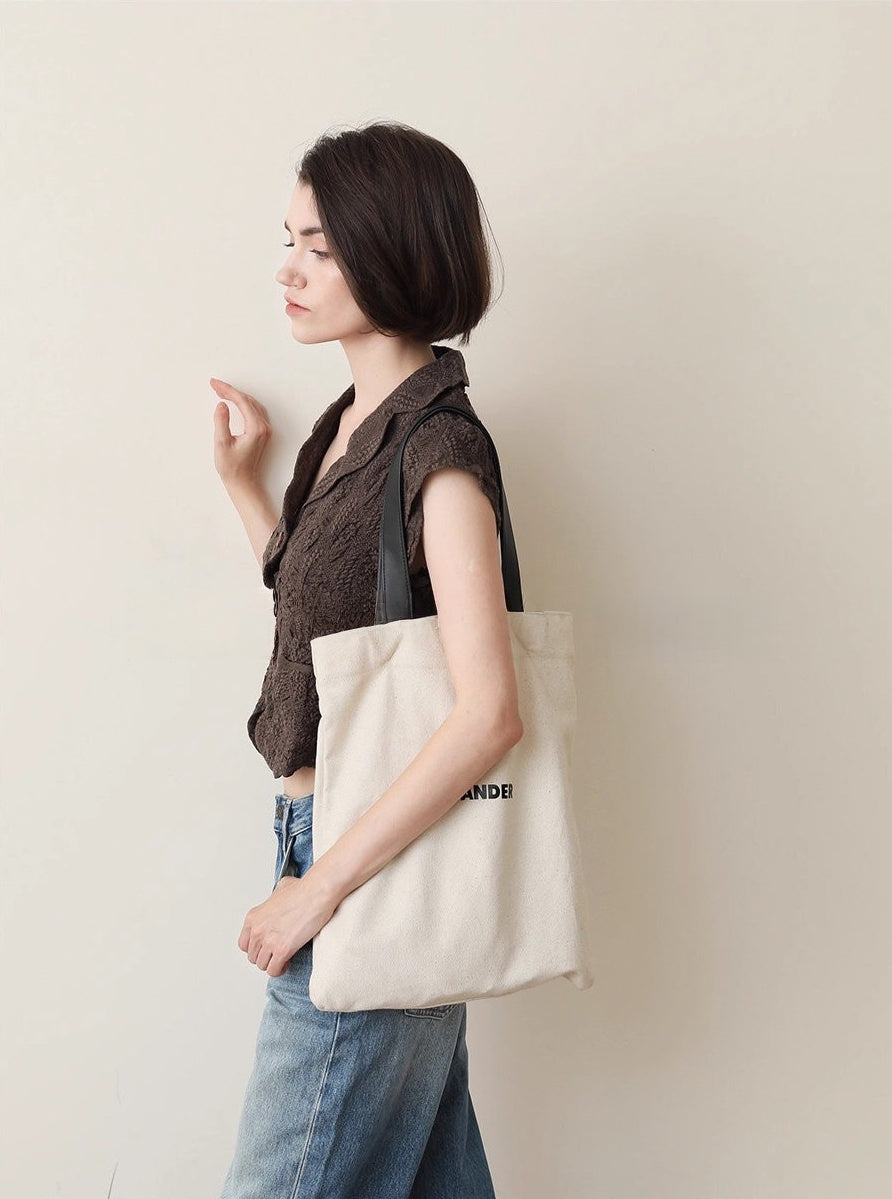 立体刺繍コットン 小襟プリーツショートトップス