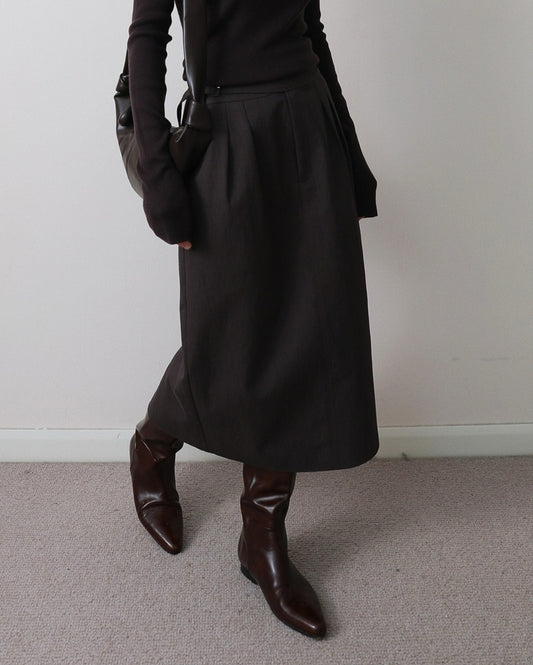 立体裁断 バルーンフォルム ミディスカート